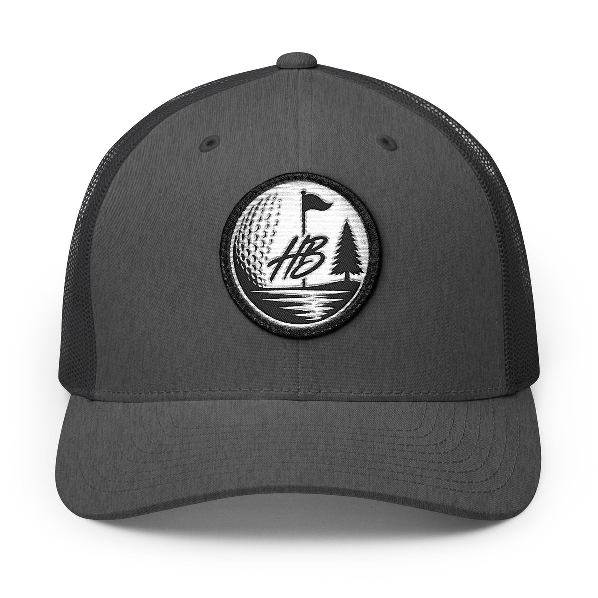 Dark Heather Gray / White patch