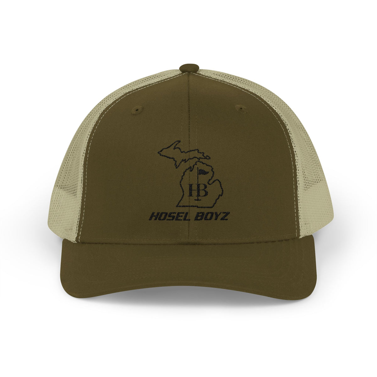 Hosel Boyz Michigan Outline Snapback Trucker Cap