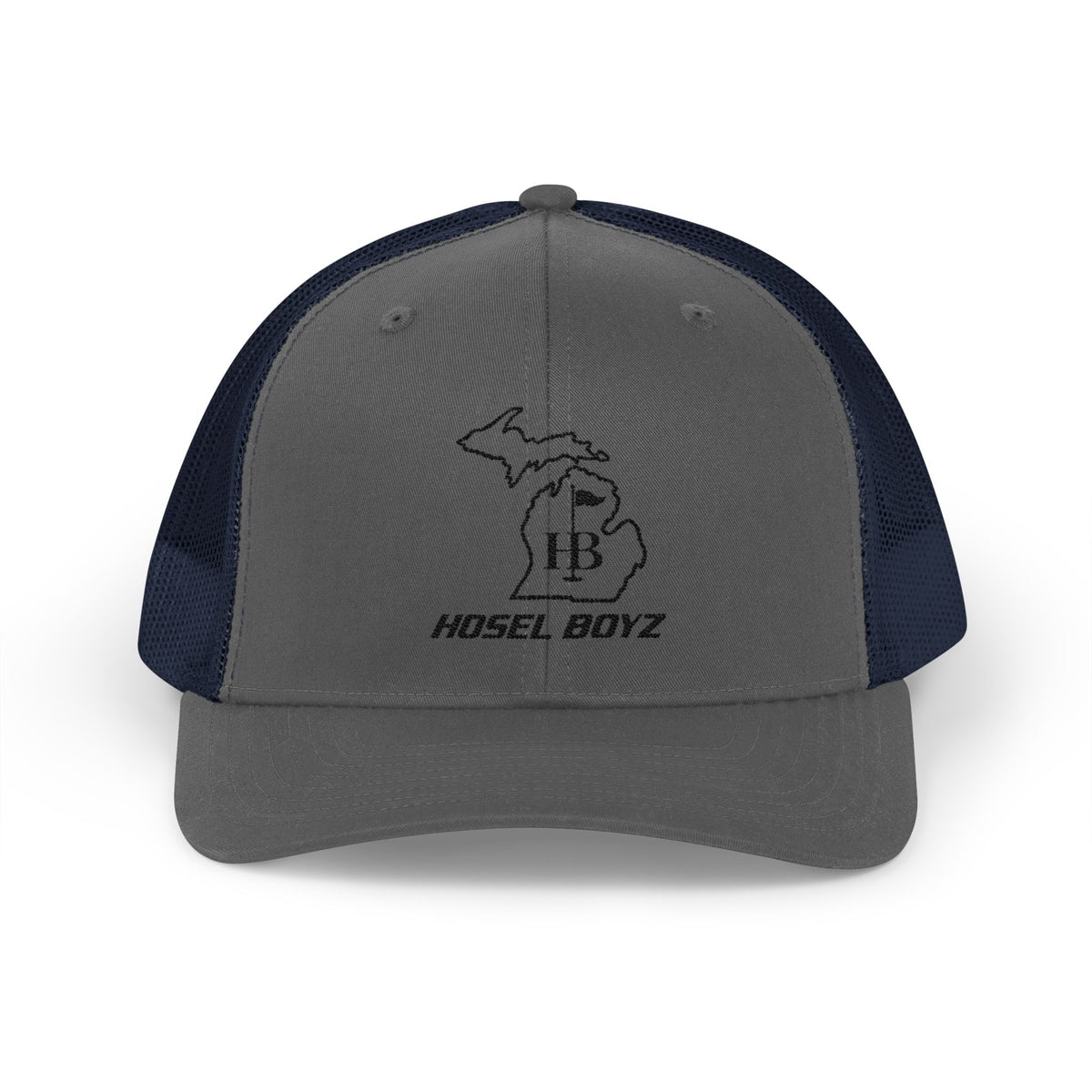 Hosel Boyz Michigan Outline Snapback Trucker Cap