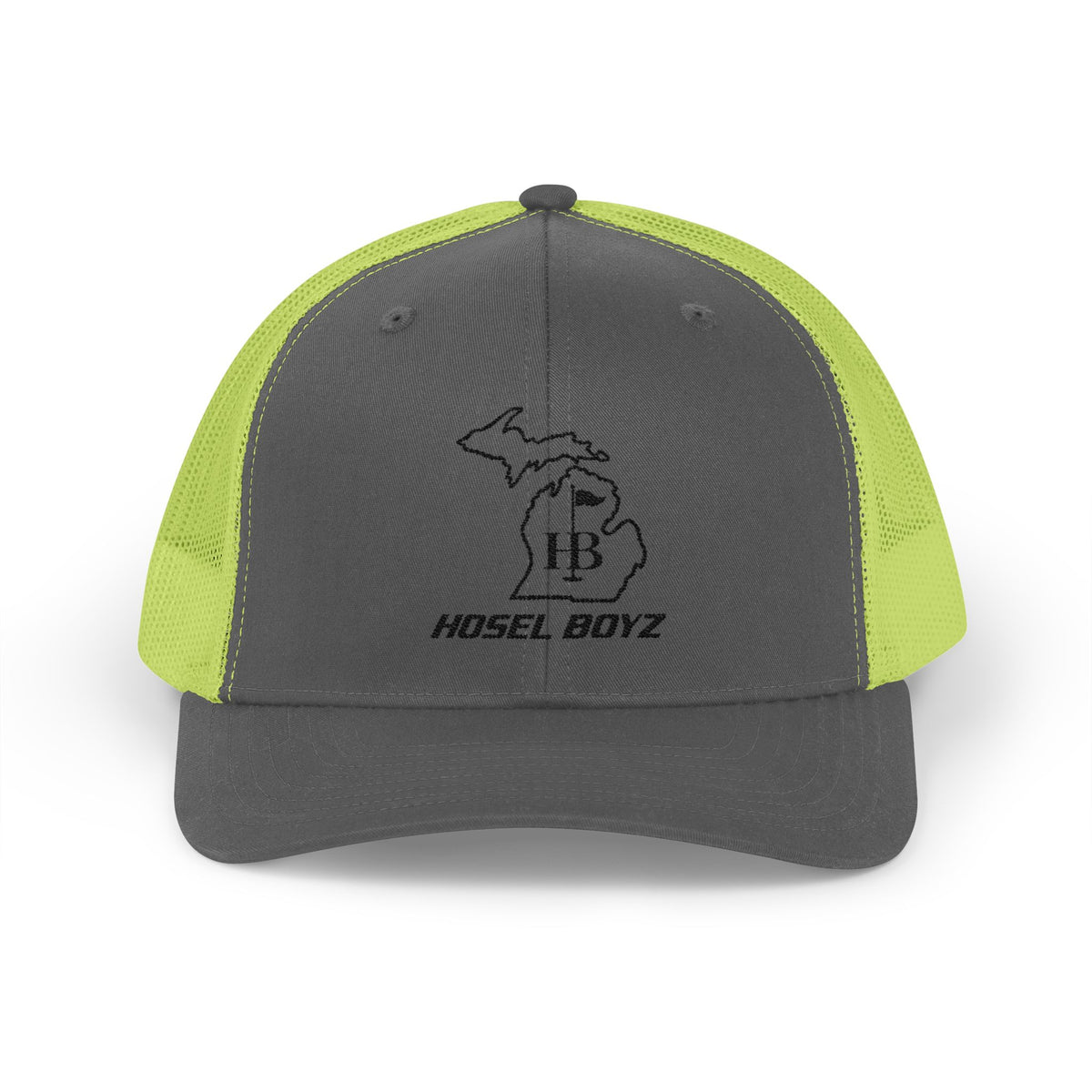 Hosel Boyz Michigan Outline Snapback Trucker Cap