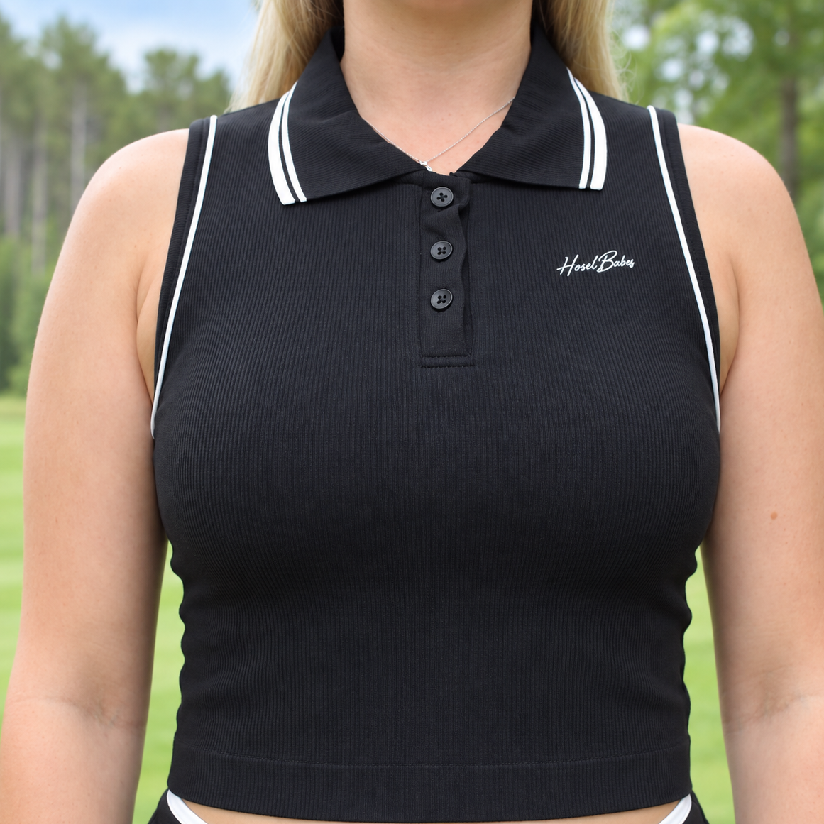 Hosel Babes Sleeveless Performance Polo