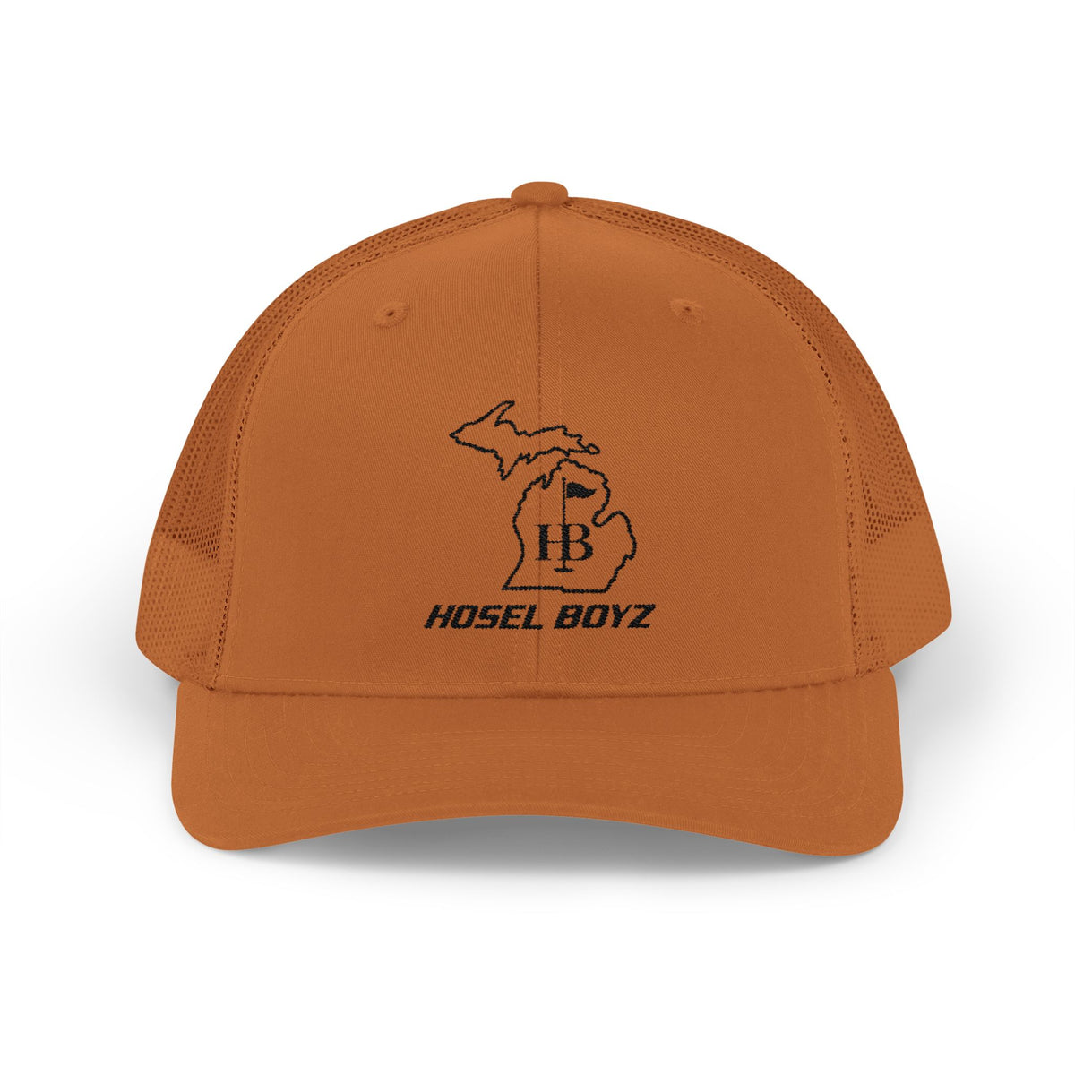 Hosel Boyz Michigan Outline Snapback Trucker Cap