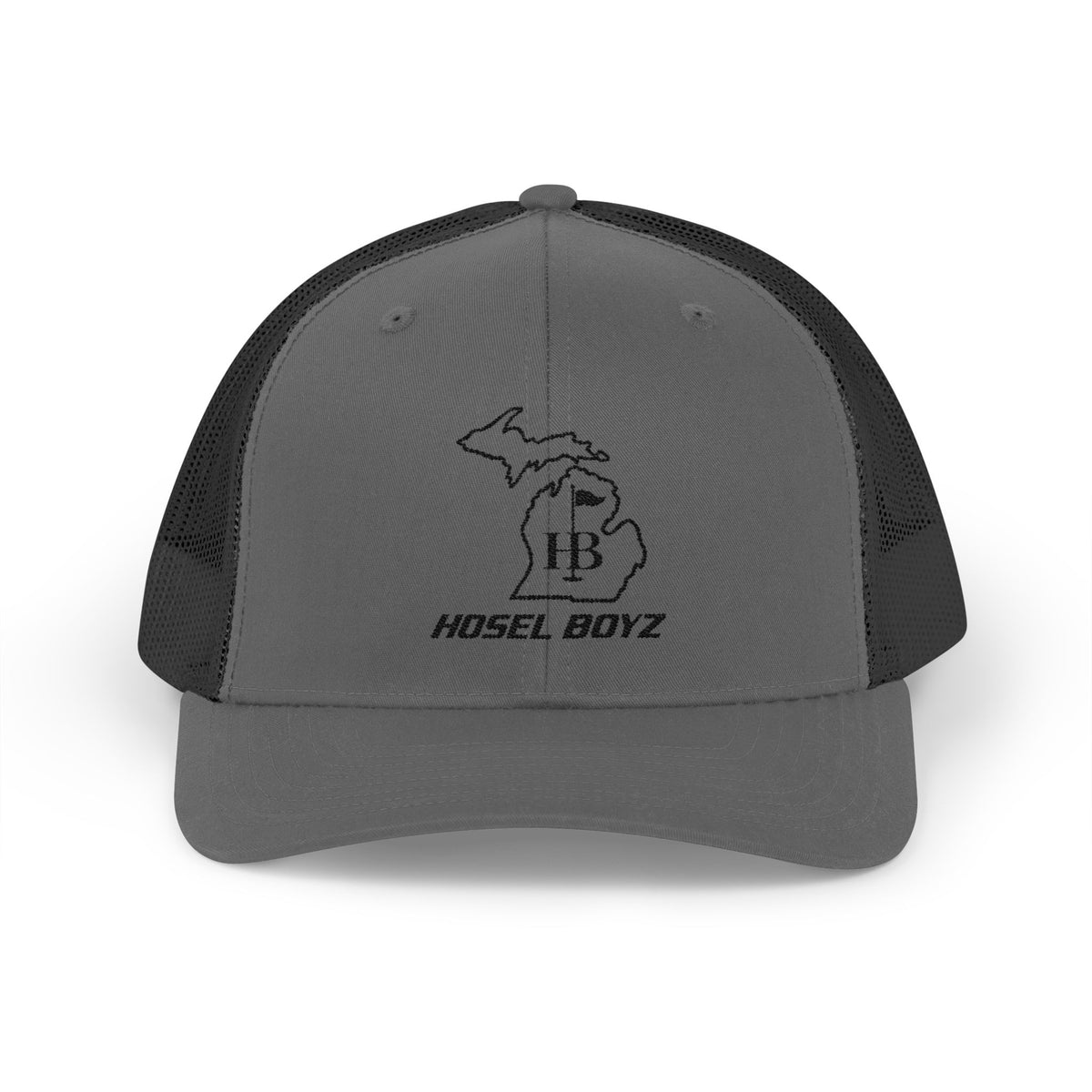 Hosel Boyz Michigan Outline Snapback Trucker Cap