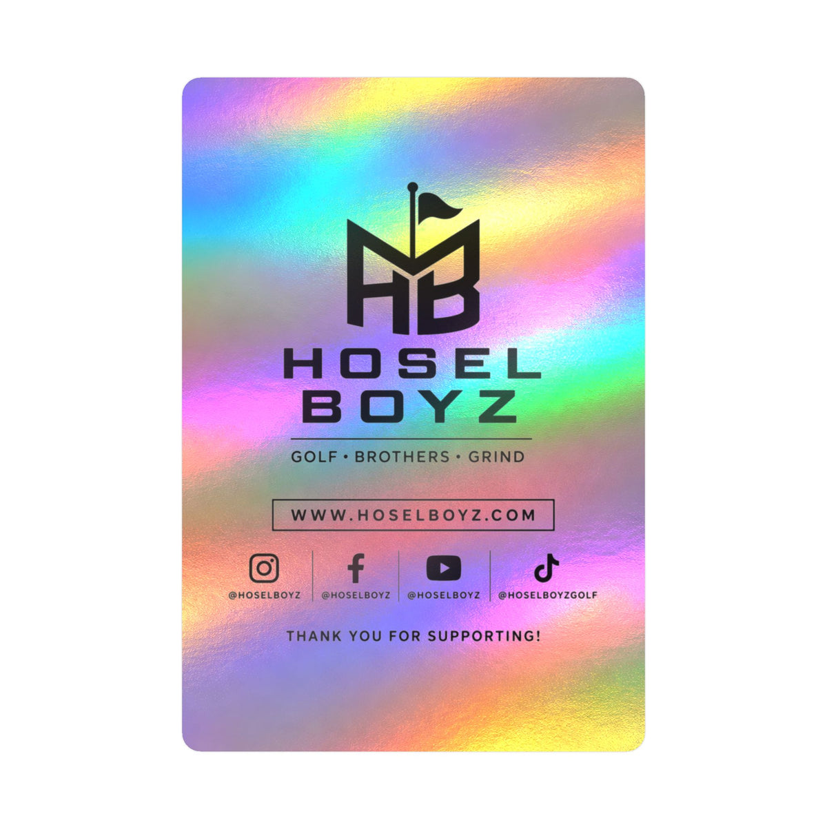 Hosel Boyz Logo Vinyl Decal