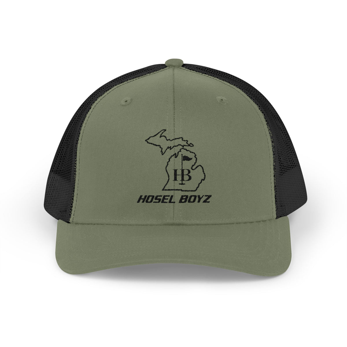 Hosel Boyz Michigan Outline Snapback Trucker Cap